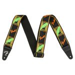 Tracolla FENDER Neon Monogrammed Strap Green/Orange