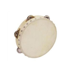 Tamburello DOMUS SD1283 Pelle Naturale non Intonabile 6 paia Piattini 20cm