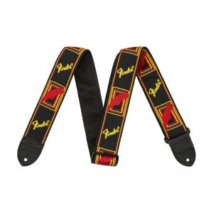 Tracolla FENDER Monogrammed Black / Yellow / Red 0990681500