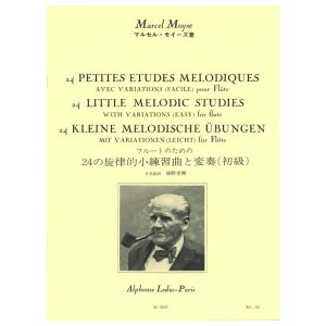 24 Petites Etudes Melodiques - Marcel Moyse Ed. Alphonse Leduc