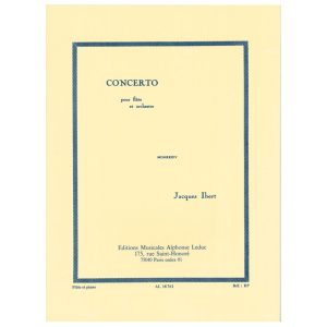 Concerto For Flute And Orchestra - Jacques Ibert Ed. Alphonse Leduc