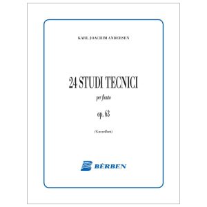 24 Studi Tecnici Op 63  - Jarl Joachim Andersen Ed. Berben S.R.L.
