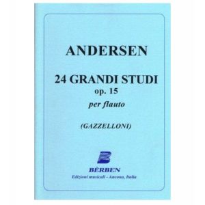 24 Grandi Studi Op 15  - Jarl Joachim Andersen Ed. Berben S.R.L.