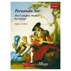 The Complete Studies for Guitar - Fernando Sor Ed. Chanterelle Verlag