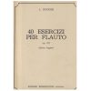 40 Esercizi per flauto op. 101 - Hugues Ed. Bongiovanni