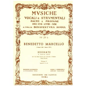 Sonate - Opera II Volume II - Marcello Benedetto Ed. De santis