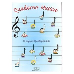 Quadetnetto 8 Pentagrammi larghi - 32 pagine