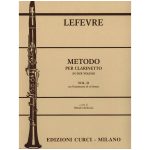 Metodo per clarinetto volume 2 Con l'inserimento di sei Sonate -Lefevre  (Primo Borali) Ed. Edizioni Curci