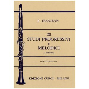 Studi Progressivi E Melodici Vol. 2 20 Studi Progressivi Melodici Di Media Difficolta' - Paul Jeanjean Ed. Edizioni Curci