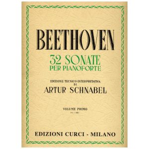 Sonate Vol. 1 (Schnabel)  - Ludwig van Beethoven Ed. Edizioni Curci