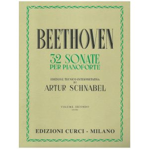 Sonate Vol. 2 (Schnabel)  - Ludwig van Beethoven Ed. Edizioni Curci