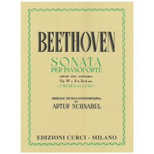 Sonata Op. 27 N. 2  - Ludwig van Beethoven Ed. Edizioni Curci