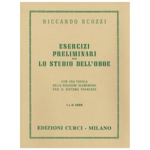 Esercizi Preliminari  - Riccardo Scozzi Ed. Edizioni Curci