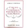 Collana Di Composiz.Polifoniche Vol.3 Vocali Sacre E Prof. - Achille Schinelli Ed. Edizioni Curci