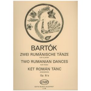Two Rumanian Dances - Béla Bartók Ed. Editio Musica Budapest