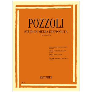 Studi Di Media Difficoltà Per Pianoforte - Ettore Pozzoli Ed. Ricordi