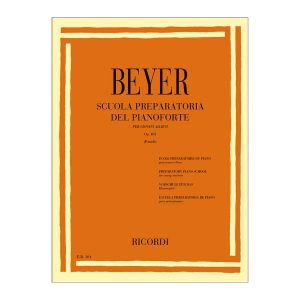 Scuola preparatoria del pianoforte Op. 101  - Ferdinand Beyer Ed. Ricordi