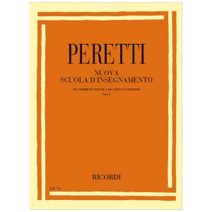 Nuova Scuola D Insegnamento Del Trombone Tenore A Parte I - Serse Peretti Ed. Ricordi