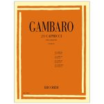21 Capricci  - Vincenzo Gambaro Ed. Ricordi