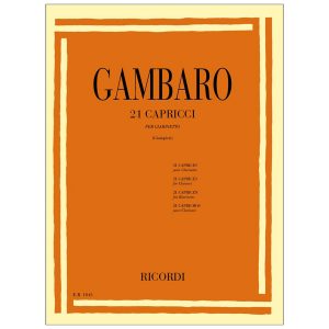 21 Capricci  - Vincenzo Gambaro Ed. Ricordi