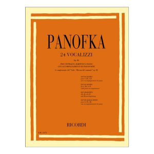 24 Vocalizzi Op. 81 Accompagnamento Di Pianoforte - Heinrich Panofka Ed. Ricordi