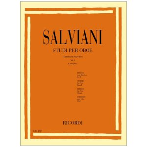 Studi per oboe (tratti dal Metodo) Vol. I Volume I - C. Salviani Ed. Ricordi