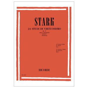 24 Studi di virtuosismo Op. 51 Per Clarinetto - Fascicolo I - Robert Stark Ed. Ricordi