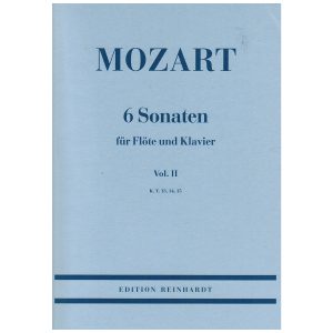 6 Sonaten per flauto e piano Vol.2 KV 13,14,15 - Mozart Ed. Reinhardt