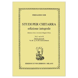 Studi Per Chitarra Vol. 2  - Fernando Sor Ed. Edizioni Suvini Zerboni