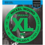 MUTA BASSO D'ADDARIO 40-125 EXL220-5 (5 CORDE)