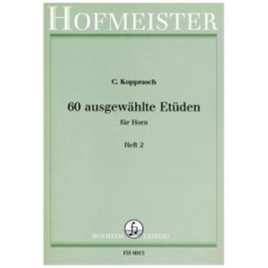 60 Ausgewahlte Etuden (Seyffarth) - Heft 2 - Kopprasch Ed. Friedrich Hofmeister Musikverlag