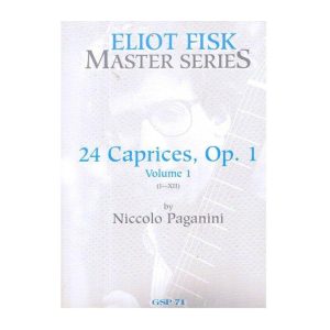 24 Caprices Op. 1 Vol. 1 - Niccolò Paganini Ed. Guitar Solo Publications