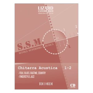 Chitarra Acustica - Vol. 1-2 Folk, Blues, Ragtime, Country, Fingerstyle Jazz - Davide Mastrangelo Ed. Ricordi