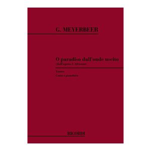 L'Africana: O Paradiso Dall'Onde Uscito  - Giacomo Meyerbeer Ed. Ricordi