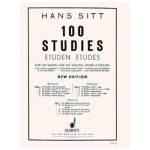 100 Studies - Etüden - Études Opus 32 Vol. 1 - Hans Sitt Ed. Schott