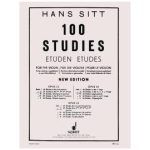 100 Studies - Etüden - Études Opus 32 Vol. 2 - Hans Sitt Ed. Schott