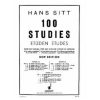 100 Studies - Etüden - Études Opus 32 Vol. 5 - Hans Sitt Ed. Schott