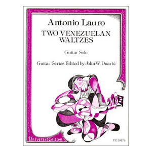 2 Venezuelan Waltzes - Antonio Lauro Ed. Universal