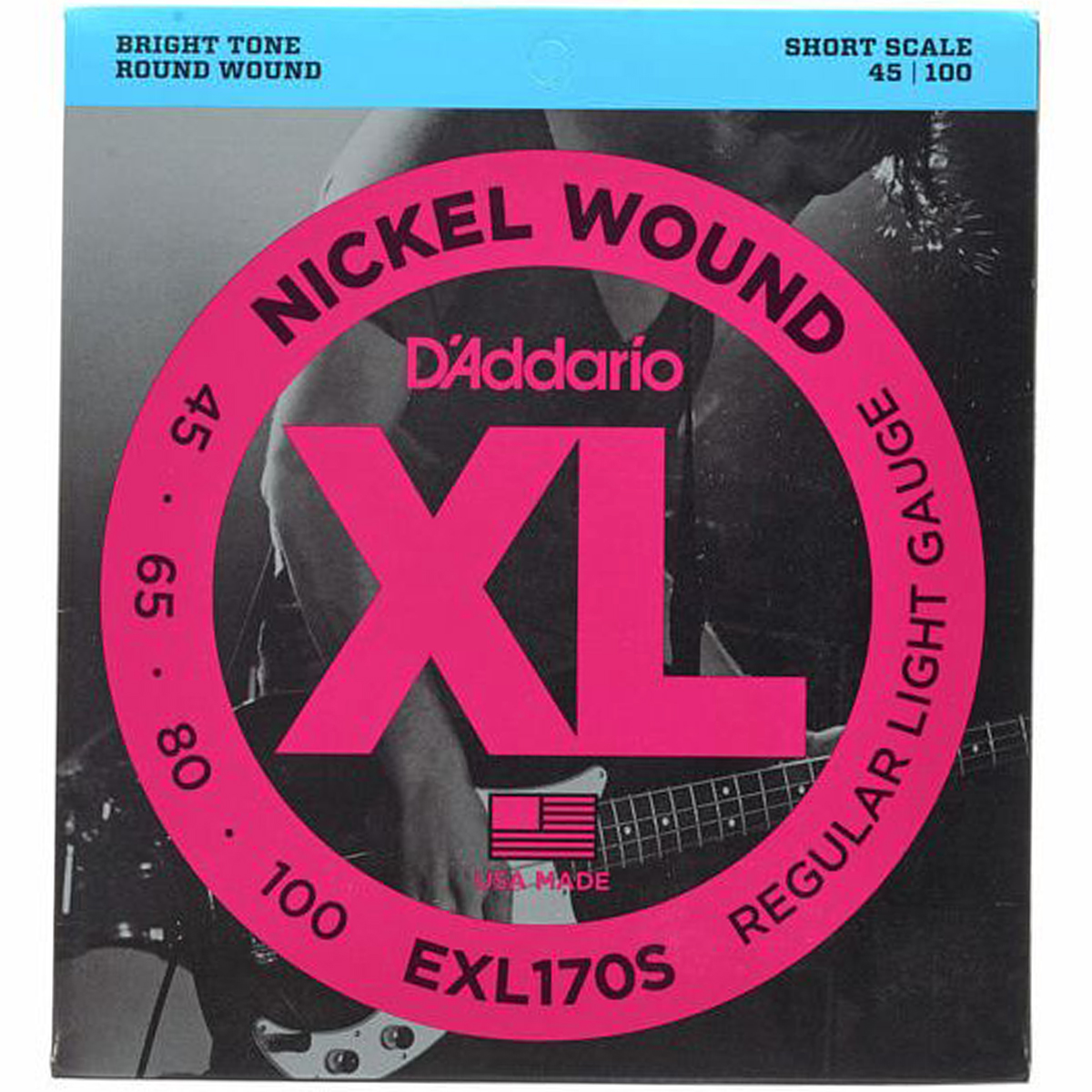 Muta Basso D'ADDARIO 45-100 EXL170S (scala corta)
