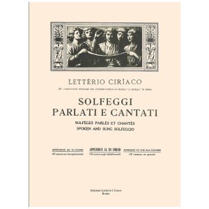 Solfeggio Appendice 3 Corso  - Ciriaco Ed. Ciriaco
