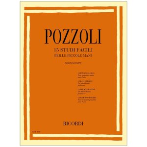15 Studi facili per le piccole mani  - Ettore Pozzoli Ed. Ricordi