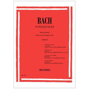 19 Pezzi Facili  - Johann Sebastian Bach Ed. Ricordi