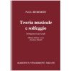Teoria Musicale E Solfeggio  - Paul Hindemith Ed. Edizioni Suvini Zerboni