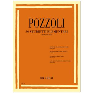 30 Studietti Elementari  - Ettore Pozzoli Ed. Ricordi