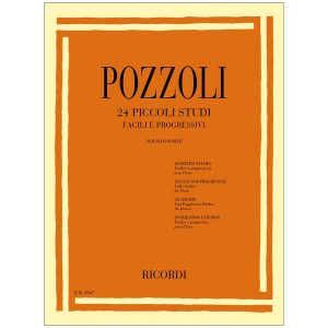 24 Piccoli Studi Facili E Progressivi - Ettore Pozzoli Ed. Ricordi