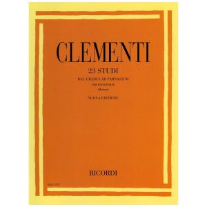 23 Studi Dal 'Gradus Ad Parnassum' Per Pianoforte - Muzio Clementi Ed. Ricordi