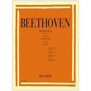 32 Sonate: N. 8 In Do Min. Op. 13 'Patetica' - Ludwig van Beethoven Ed. Ricordi