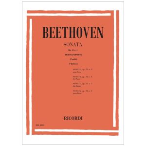 32 Sonate: N. 18 In La Bem. Op. 31 N. 3 Per Pianoforte - Ludwig van Beethoven Ed. Ricordi