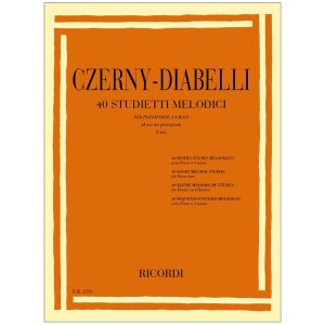40 Studietti Melodici Ed. S. Cesi - Per Pianoforte A 4 Mani Ad Uso Dei Principianti - Carl Czerny Ed. Ricordi