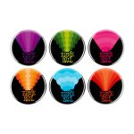 Spillette ERNIE BALL Assortite 1" Colori del Rock'n'Roll (6 Pezzi)